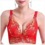 Ultra-thin Lace Sexy Bra(RED)