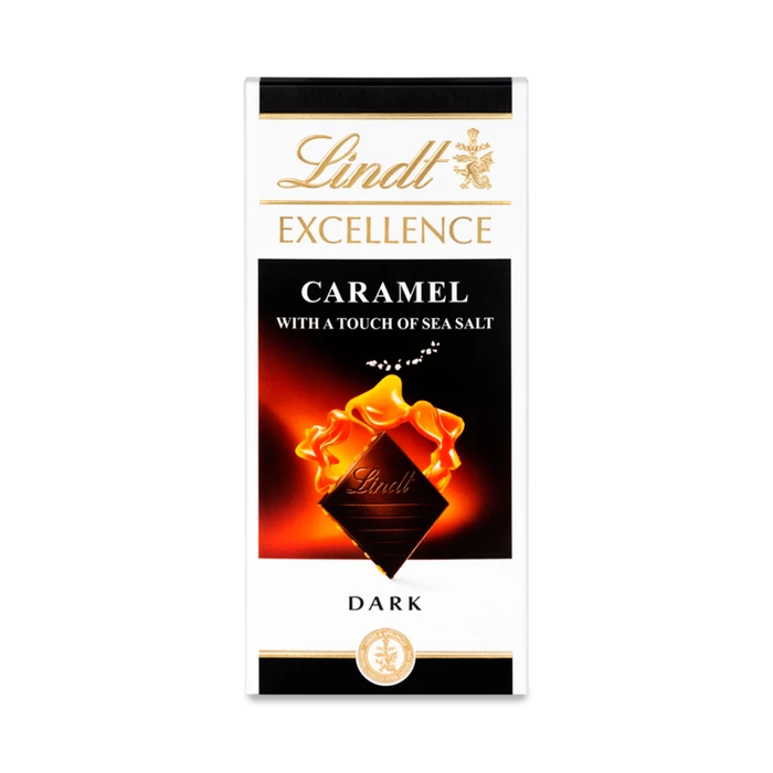 Lindt Excellence Caramel With Touch Of Sea Salt 100G