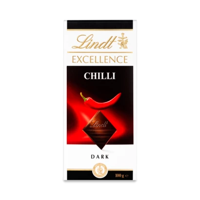 Lindt Excellence Dark Chilli Chocolate Bar 100G