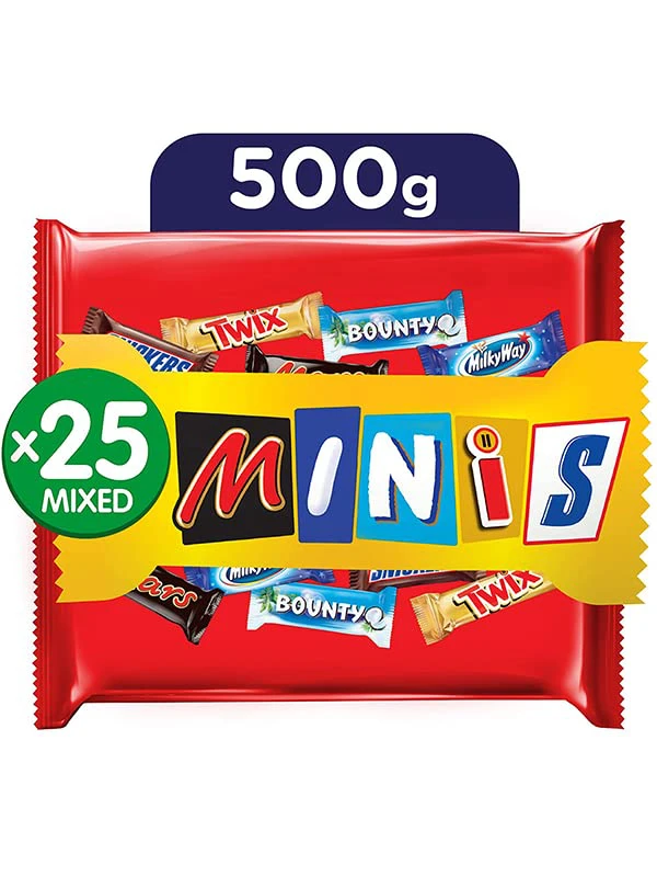 Best Of Minis Chocolate Bag, 25pcs 500g