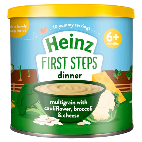 Heinz First Steps Multigrain Cauliflower Broccoli & Cheese 200g