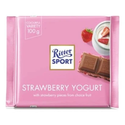 Ritter Sport Strawberry Yogurt 100g