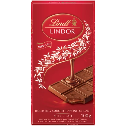 Lindt Lindor Milk Chocolate Bar 100g