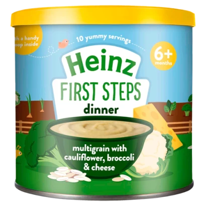 Heinz First Steps Multigrain Cauliflower Broccoli & Cheese 200g