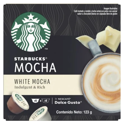 Starbucks by Nescafe Dolce Gusto White Mocha 123g