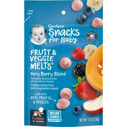 Gerber Very Berry Blend Fruit & Veggie  Melts 28g