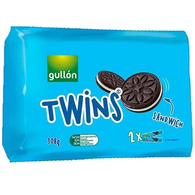 Gullon Twins Sandwich Cookies 308g