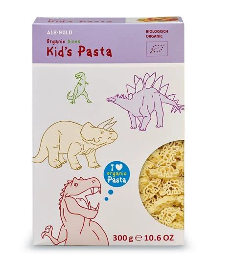 ALB Gold Organic Dinos Kid's Pasta 300g