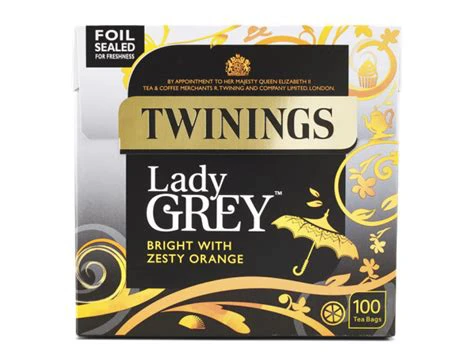 Twinings Lady Grey 100 Tea Bags 250g