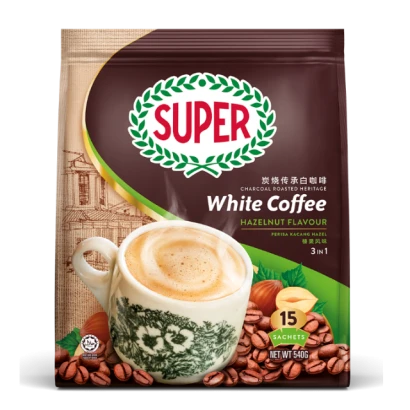 Super White Coffee Hazelnut 3 in 1 540g