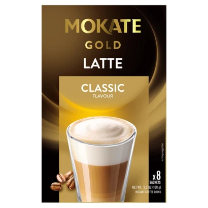 Mokate Gold Latte Classic Instant Coffee Drink 112.5g