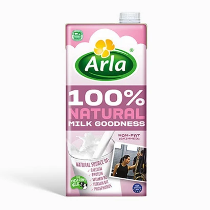 Arla Natural Milk Goodness Non-Fat Skimmed Milk 1Litre