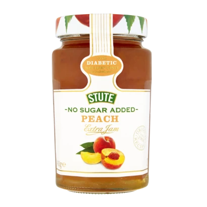 Stute No Sugar Added Peach Jam 430g