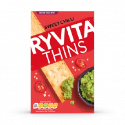 Ryvita Thins Sweet Chilli Snack 125g