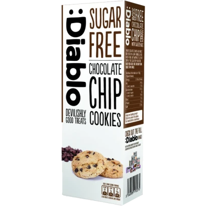 Diablo Sugar Free Chocolate Chip Cookies 310g