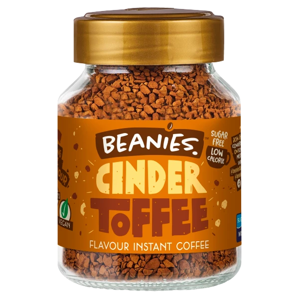 Beanies Cinder Toffee Flavour Instant Coffee 50g