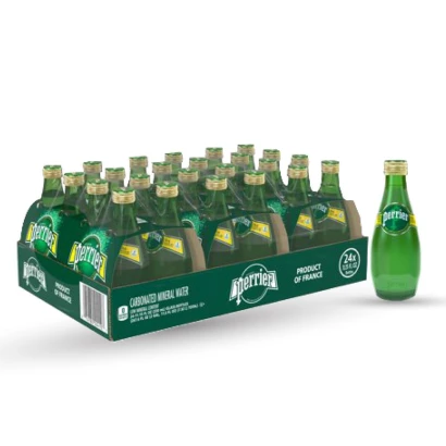 Perrier Water Glass Bottle 330ml 24pcs