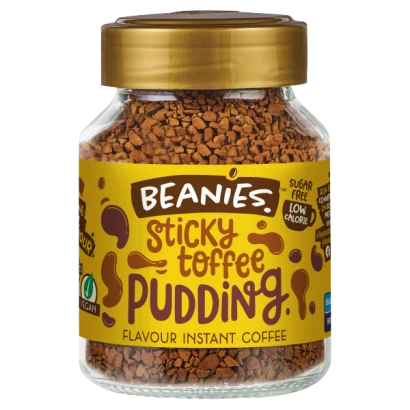 Beanies Sticky Toffee Pudding Flavour Instant Coffee 50g