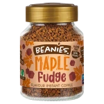 Beanies Maple Fudge Flavour Instant Coffee 50g