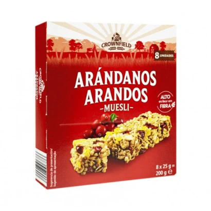 Cranberry muesli bar Crownfield 200g