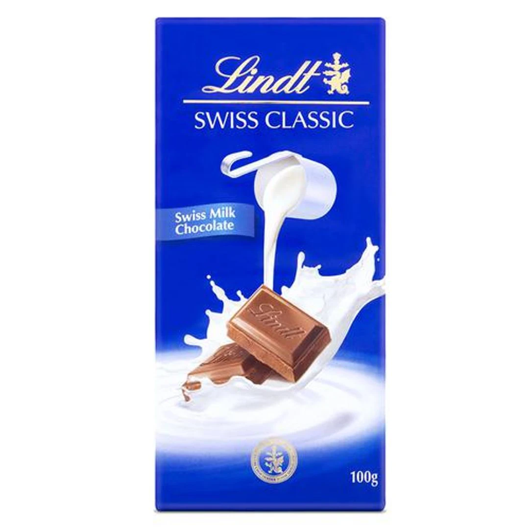 Lindt Swiss Classic Milk Chocolate 100g