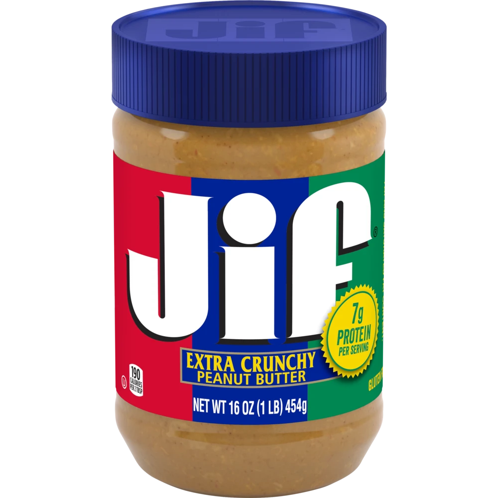 Jif Extra Crunchy Peanut Butter 454g