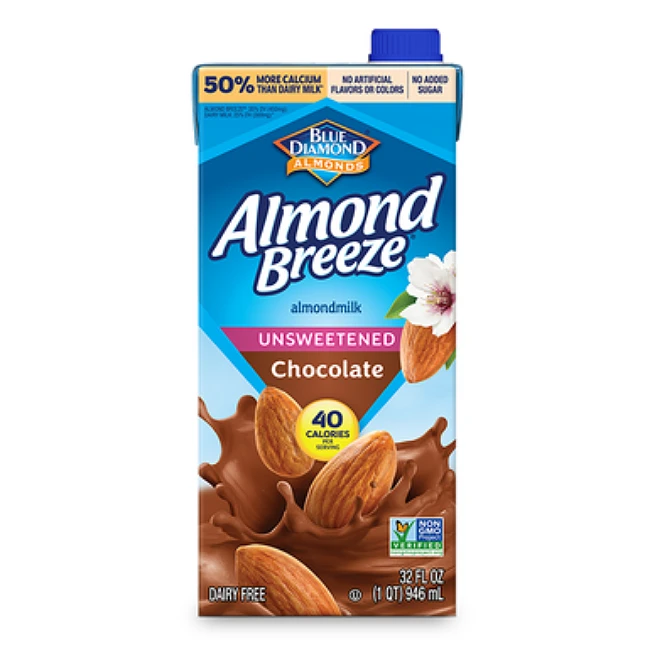 Blue Diamond Almond Breeze Almond Unsweetened Chocolate 946g