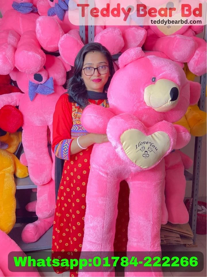 Extra large big Teddy 4 feetr pink color  - Price in Bangladesh