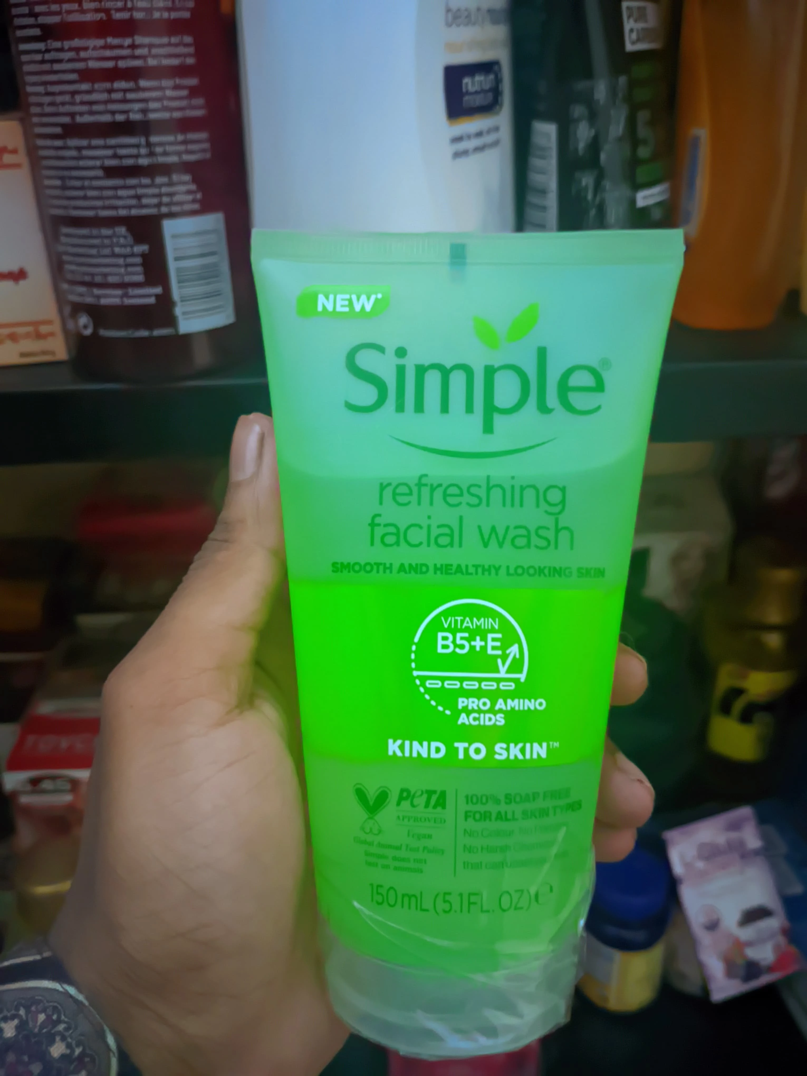 Simple Refreshing Facial Wash-150ml