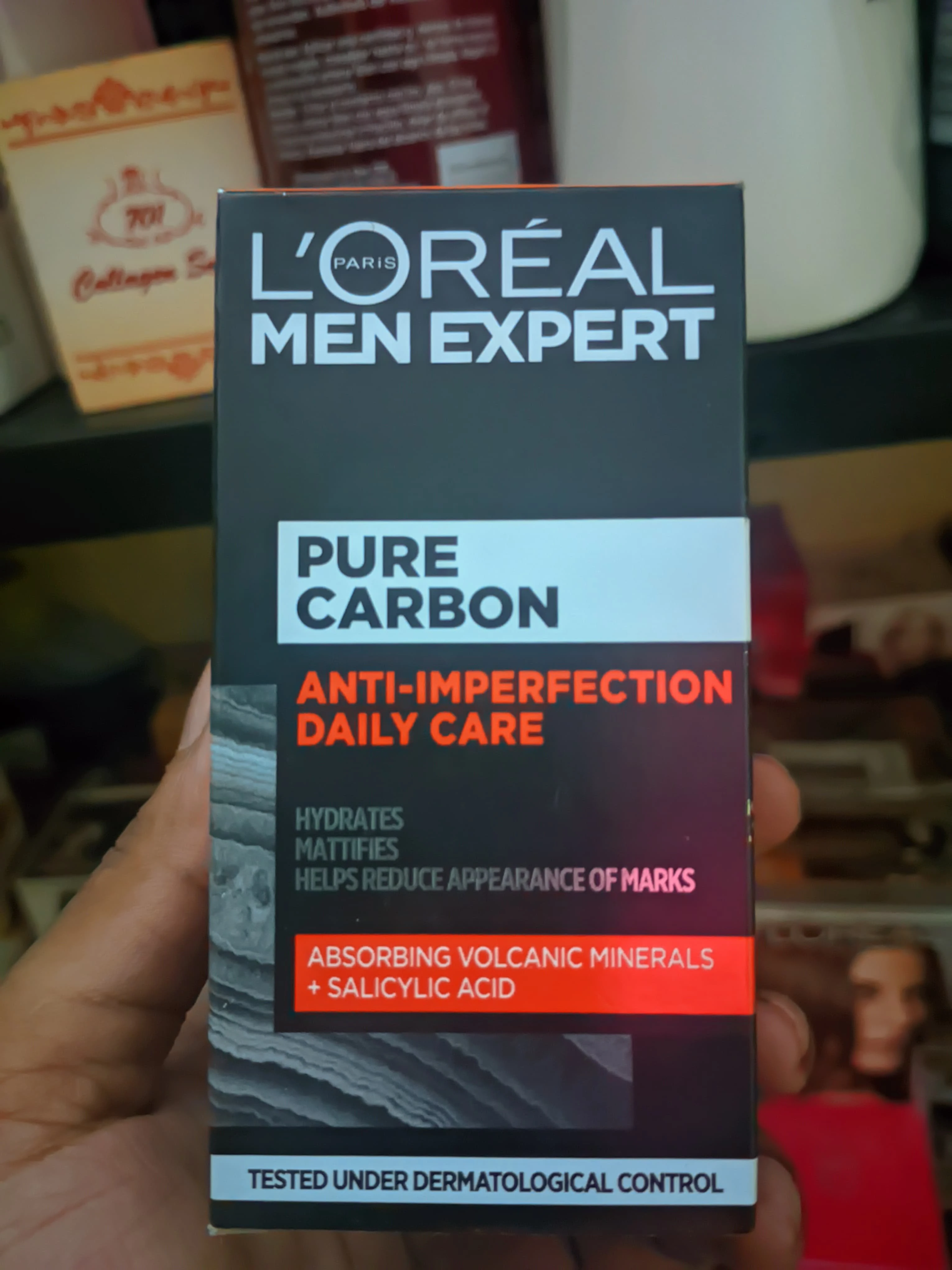 l'oreal men expert pure carbon anti imperfection daily care moisturiser