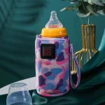 USB Portable Milk Water Warm Bags Travel Stroller Insulated Bag Baby Nursing Bottle Heater Safe Kids Supplies For Outdoor Winter